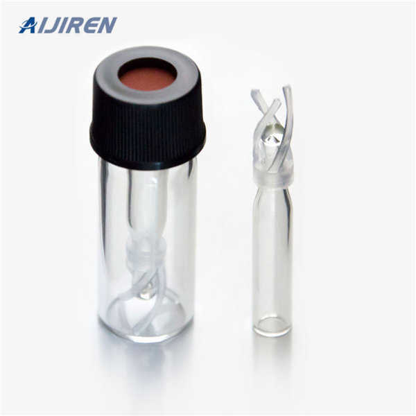 Common use amber hplc vial caps for sale for Waters 